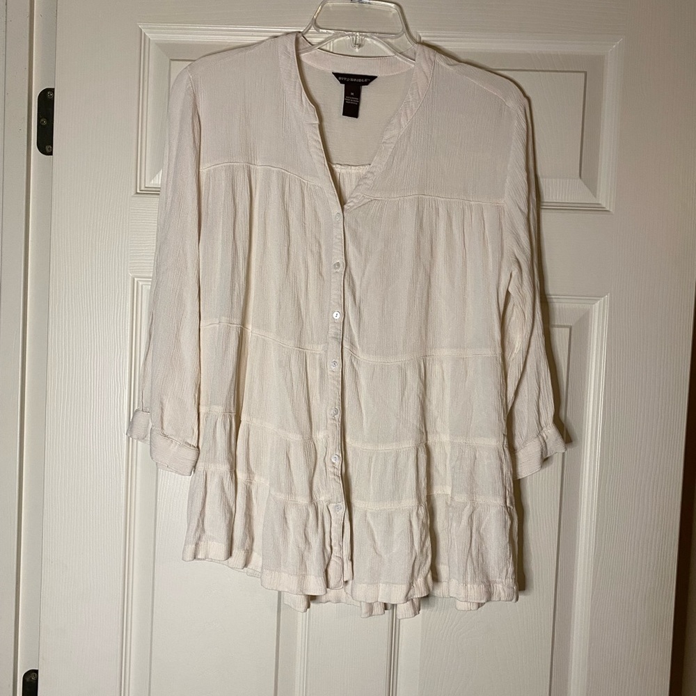 Bit & Bridle Button Down Blouse - Picture 2 of 5